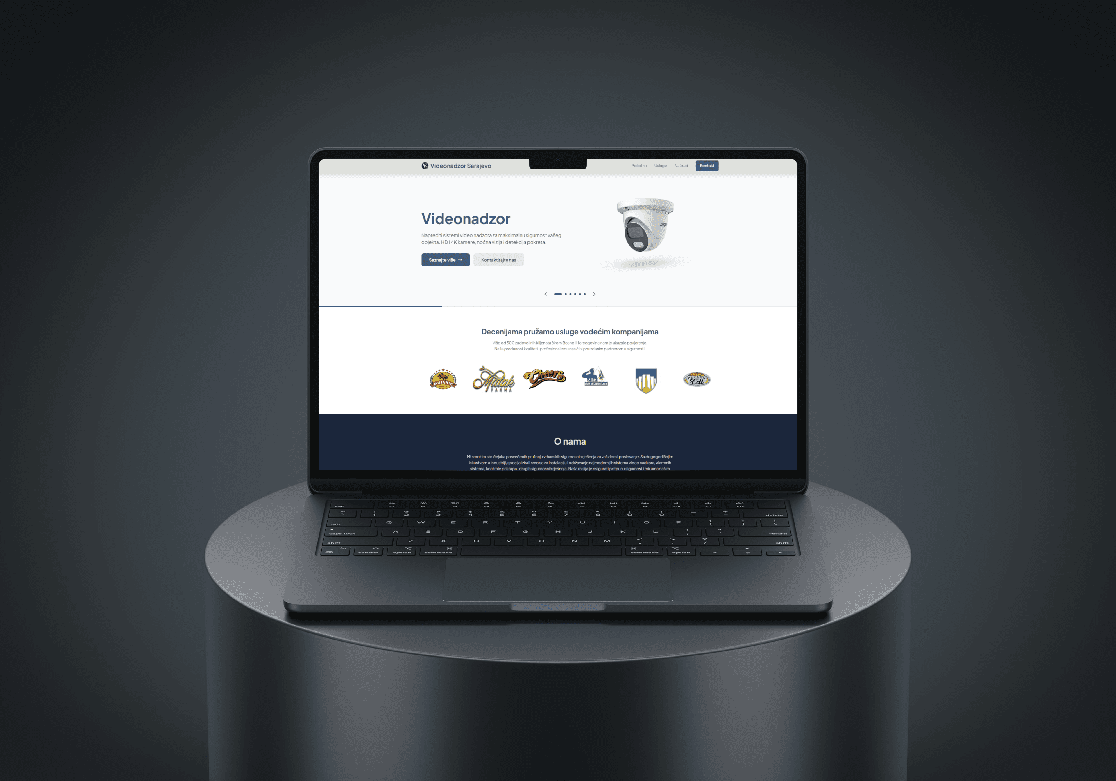 Videonadzor Sarajevo – Web platforma za sigurnosna rješenja