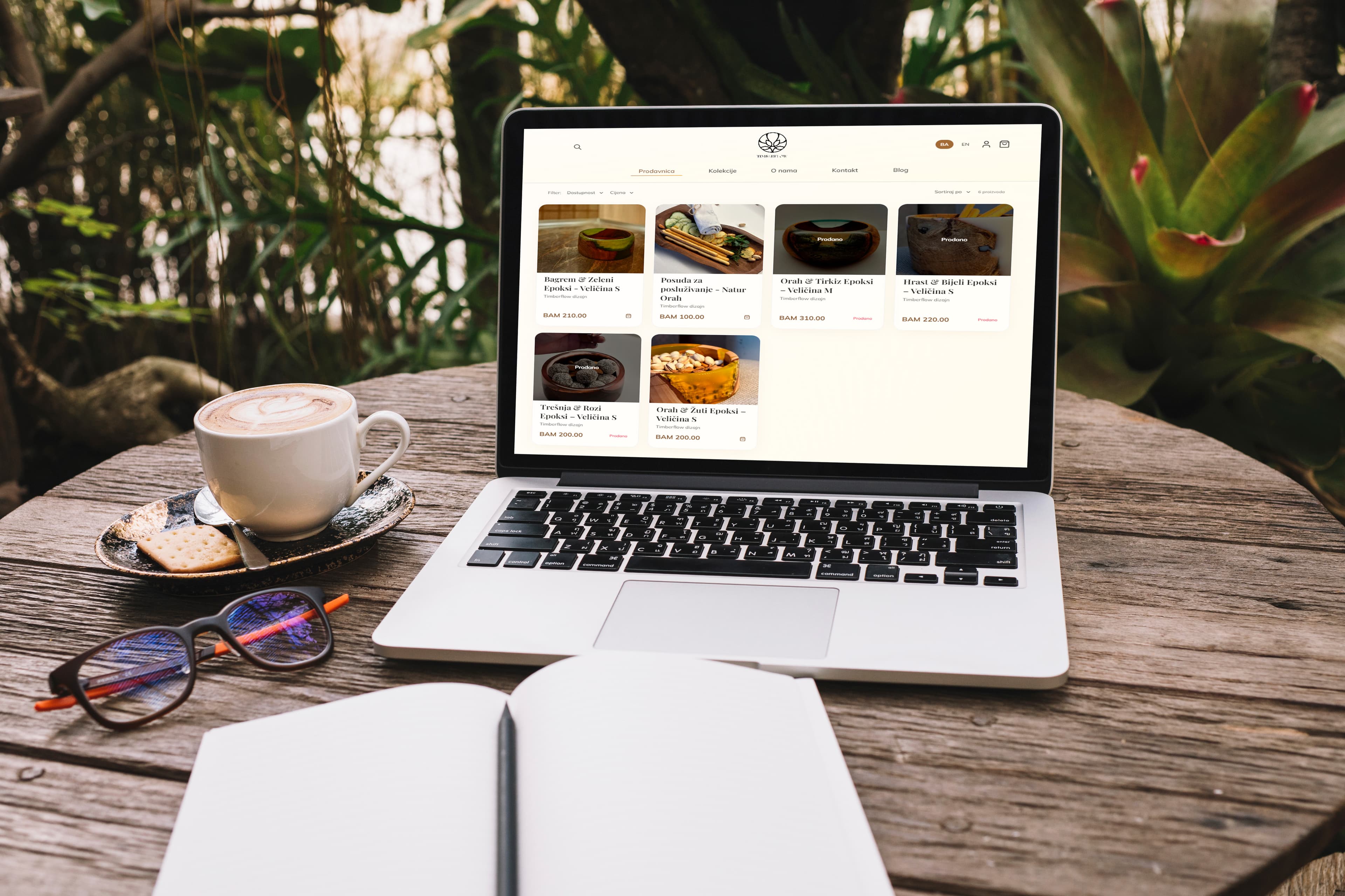 Timber Flow - E-commerce za ručno izrađene proizvode